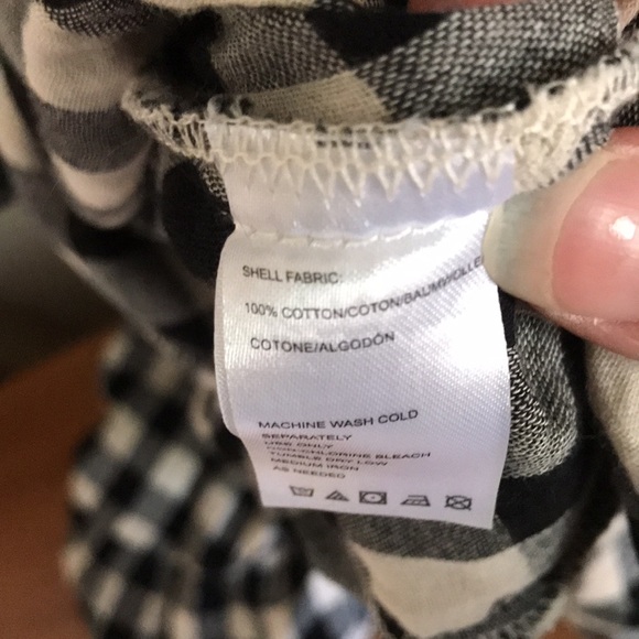 Anthropologie Black and White Checkered dress Small - Picture 5 of 7